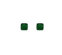 Stud earrings Sterling Silver Green