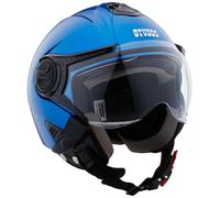 Studds Downtown Casco Jet Metà Colore Flame Blue Taglia XL Adatto Per Riders