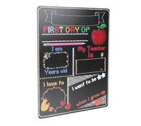 Student Blackboard First Day Sign Lavagnetta Gesso Lavagna Per Bambini