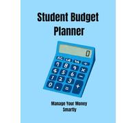 Student Budget Planner: Monthly Budget & Expense Tracker | Money Management Notebook for Students