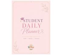 Student Daily Planner: Academic Diary with Habit Tracker & 30-Day Challenge - Daily, Weekly, and Monthly Organizer to Plan, Focus and Achieve Goals (Floral Pink Watercolor Edition).