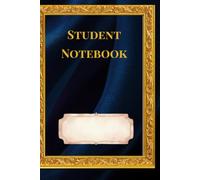 Student Notebook: 100 Lined Pages , Inches Vintage Design for School and College