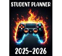 Student Planner 2025-2026 Gaming: With Weekly & Monthly Spreads, To-Do List, Habit Tracker & Homework Organizer for Middle and High School Students | ... for Video Games Lovers in Back to School