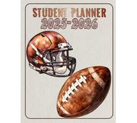 Student Planner 2025-2026: Weekly school organizer 1 week in 2 pages from September 2025 to July 2026 For Primary, High School And College Students | Theme Football