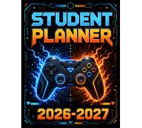 Student Planner 2026-2027 Gaming: Dated Weekly and Monthly Academic Agenda for Elementary, Middle and High School Students with Homework Organizer, ... Habit Tracker, and Cool Gaming Cover Design