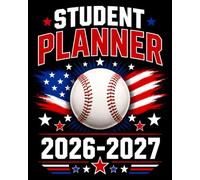 Student Planner 2026-2027 USA Flag Baseball: Dated Academic Agenda for Middle and High School Students with Weekly Planning Pages, Monthly Spreads, ... Habit Tracker | Back to School Gift for Boys