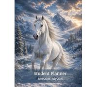 Student Planner 2026-2027: Weekly & Monthly Planning Pages, Assignment Tracker, Project Organization and Notes: Equestrian-Inspired Academic Organizer Featuring Horse Artwork