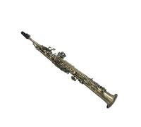 Student Sassofono B Sassofono Acuto A Tubo Dritto Piatto Strumento Musicale Sax In Rame Antico Ottone Professionale Con Custodia