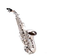 Student Sassofono Modello Scolpito In Ottone Bb Bend Sassofono Soprano Sax Strumento A Fiato Bianco