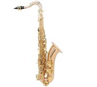 Student Sassofono Modello Scolpito In Ottone Bb Bend Sassofono Soprano Sax Strumento A Fiato Bianco (Color : Rose gold)