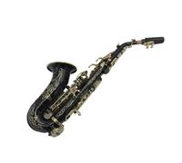 Student Sassofono Modello Scolpito Nero Bb Bend Althorn Treble Sassofono Sax Pulsanti Bianchi Perlati Strumento A Fiato (Color : Canvas bag)