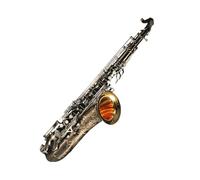 Student Sassofono Sassofono Contralto E Tenore E Bocchino Per Sax In Oro Nichel Nero Chiave Argentata Accessori Per Strumenti Musicali Con Collo A Lamella (Color : Alto saxophone)