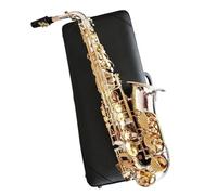 Student Sassofono Sassofono Contralto Placcato In Argento, Chiave Dorata, Sax Professionale Super Play Con Custodia