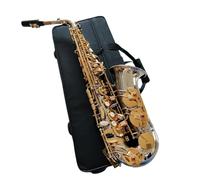 Student Sassofono Sassofono Contralto Placcato In Nichel, Chiave In Oro, Bocchino Per Sax Super Professionale
