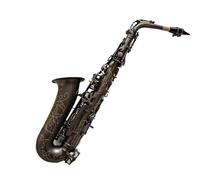 Student Sassofono Sassofono Giapponese Mib Contralto Nero Opaco Nichelato Superficie Intagliata E Strumento Piatto Sax Con Custodia