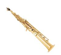 Student Sassofono Sassofono Triplo Realizzato In Giappone Nichel Argento Dritto Si Bemolle Sax Musicale Con Scatole Rigide (Color : Gold)