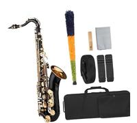 Student Sassofono Strumenti A Fiato Si Bemolle Sassofono Tenore Sib Lacca Nera Sax Con Custodia Bocchino Reed Neck Strap Panno