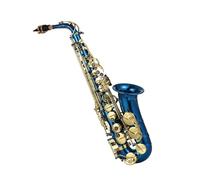 Student Sassofono Strumento A Fiato Blu Ottone Inciso Mib Mi Bemolle Sassofono Contralto Sax Bottoni Strumento A Fiato Con Custodia Guanti Spazzola Da Cintura