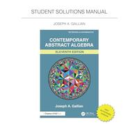 Student Solutions Manual for Gallian's Contemporary Abstract Algebra