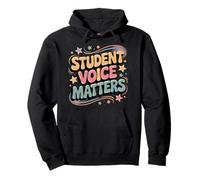 Student Voice Matters Consiglio Studentesco Giornata delle Elezioni Scolastiche Felpa con Cappuccio
