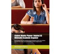 Student Weekly Planner: Undated A5 Minimalist Academic Organizer: Study Strategy Guide with Pomodoro & Spaced Repetition Tracker, Smart Syllabus Log, ... 12-Month Habit Journal for College & School