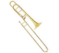 Studente Adulto SI Bemolle Cambia Tono Trombone Ottone Laccato Oro Strumento Trombone Tenore Trombone per Principianti