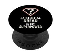 Studente di Filosofia Esistenziale Pensare Sovrapensamento Cogito Ergo Sum PopSockets PopGrip Adesivo