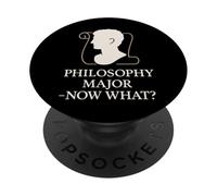 Studente di Filosofia Esistenziale Pensare Sovrapensamento Cogito Ergo Sum PopSockets PopGrip Adesivo