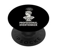 Studente di Filosofia Esistenziale Pensare Sovrapensamento Cogito Ergo Sum PopSockets PopGrip Adesivo