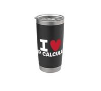 Studente di matematica AP Calcolo Insegnante Divertente Amo AP Calcolo Bicchiere termico in acciaio inox doppia parete