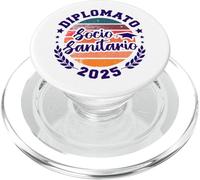Studente Diplomato Diploma Maturità 2025 Socio Sanitario PopSockets PopGrip per MagSafe