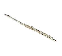 Studente Flauto Corpo In Argento Sterling Giunto Del Piede Giunto Della Testa Piastra Del Labbro Flauto Chiavi Placcate In Argento Sistema Di Chiavi In linea Con Custodia Flauto Set