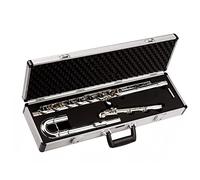 Studente Flauto Elegante Corpo Con Testata Placcata In Argento Chiavi Con Giunto Do Piede Flauto Chiave A Punta Braccia Meccanismo Senza Perno Tastiere In Legno Flauto Set