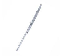 Studente Flauto Strumento Flauto Bianco Rame Chiave Mi Tono Do Placcato Argento 16 Fori Foro Aperto Per Principianti