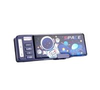Studente Multifunzionale Doppio Strato Cancelleria Box Doppio Strato Cancelleria Caso Computer Scuola R4D8 Accessori Studente Matita, Blu, misura