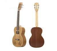 Studente Ukelele 26 23 pollici Top in mogano tenore Ukelele tastiera in palissandro 4 corde Hawaii Mini chitarra modello di incisione(Size:26 inches)