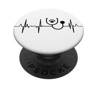 Studente veterinaria Medicina veterinaria PopSockets PopGrip Adesivo