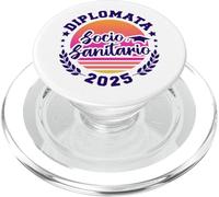 Studentessa Diplomata 2025 Socio Sanitario Diploma Maturità PopSockets PopGrip per MagSafe