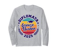 Studentessa Diplomata Maturità 2025 Diploma Scienze Umane Maglia a Manica