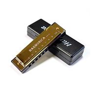 studenti Armonica Armonica A 10 Fori Arpa 20 C Tono Arpa Diatonica Chiave C Armonica A Bocca Arpa Early Education (Color : Gold)