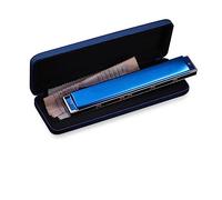 studenti Armonica Armonica A 24 Buche Polifonica C Tune Studenti Principianti Voce Per Adulti Prestazioni Professionali (Color : 28 hole polyphonic blue)