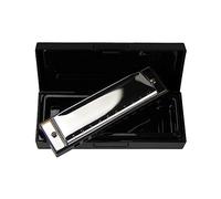 studenti Armonica Chiave Dell'armonica Diatonica Dell'arpa Dell'acciaio Inossidabile Di 10 Fori 20 Toni Di C Per I Giocatori Degli Adulti (Color : Silver Eb)