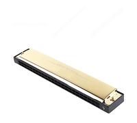 studenti Armonica Gold 24 Holes 8K Titanium Armonica Tremolo Tone Key C Harp MouthOrgan Strumenti Musicali