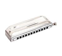 studenti Armonica Harmonica Chromatic Performer 12 Fori 16 Fori Pettine In Lega Di Titanio (Color : 12 Hole)