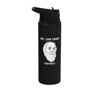 Studenti di filosofia Filosofia greca Filosofia greca divertente Stainless Steel Insulated Water Bottle