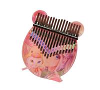 studenti Kalimba Pianoforte per pollice avanzato dipinto Kalimba Pianoforte per dita Kalimba acrilico colorato per principianti a 17 toni