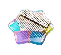 studenti Kalimba Stella a sei punte strumento musicale colorato e carino pianoforte portatile per pollice 17 acrilico dipinto per pianoforte a pollice kalimba