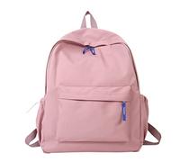 Studenti maschi e maschi zaino tempo libero campus cinque pezzi moda giovanile semplice borsa scuola di grande capacità zaini militari digitali (rosa, taglia unica)