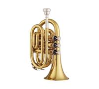 studenti Trombe Strumento A Fiato In Materiale Ottone Piatto Per Tromba Tascabile In Sib Con Custodia Per Il Trasporto Degli Accessori Per Il Bocchino (Color : Gold)
