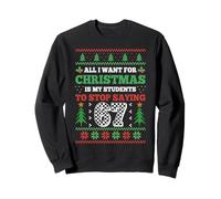 Students Saying 6-7 67 Six Seven Funny Teacher Christmas Felpa
